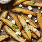 Greek Feta Fries with Feta Cheese