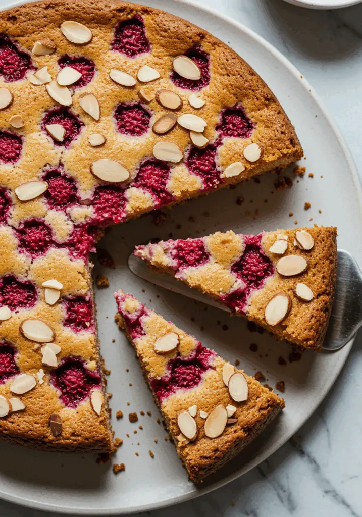 Almond Raspberry Cake