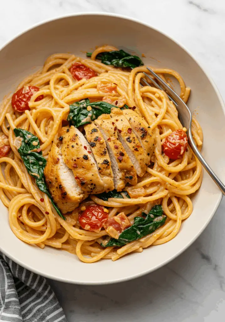 Monterey Chicken Spaghetti