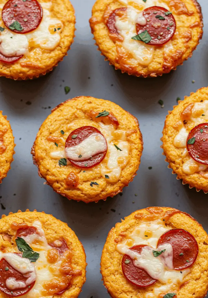 Keto Carnivore Pizza Muffins