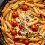 Roasted Tomato and Garlic Ricotta Pasta