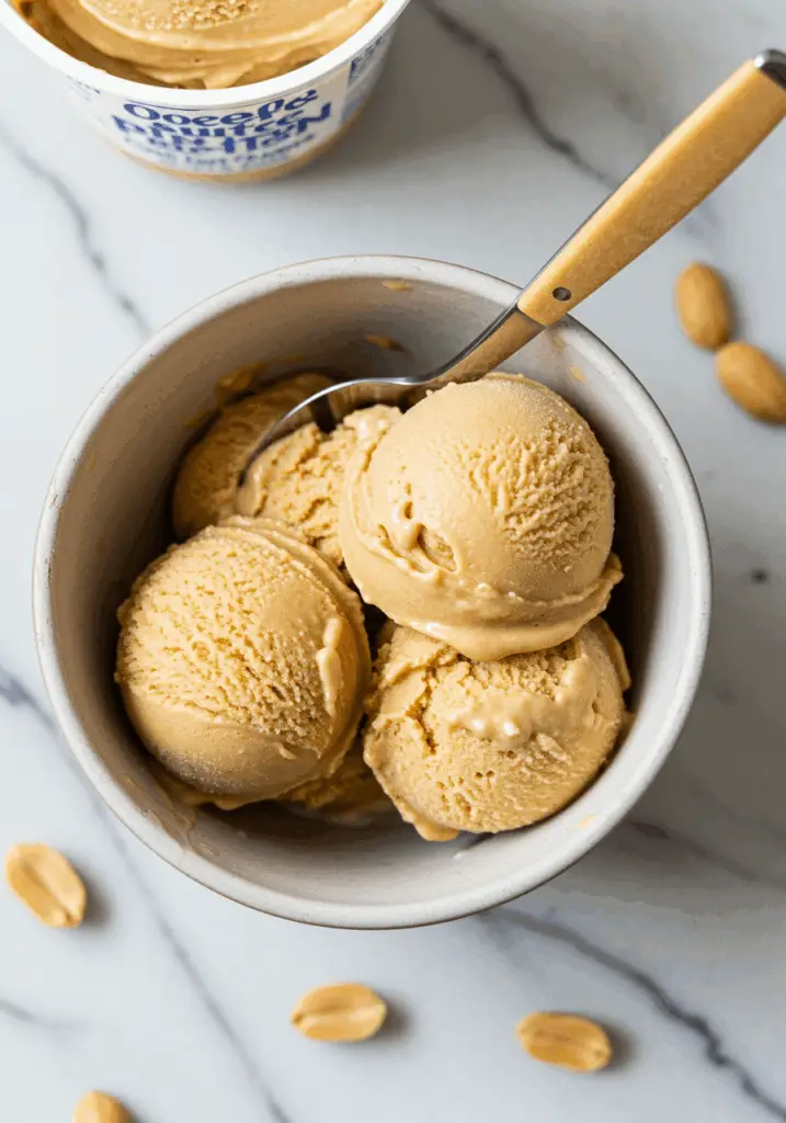 Peanut Butter Greek Frozen Yogurt