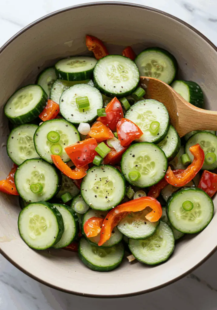 Cucumber Sweet Pepper Salad