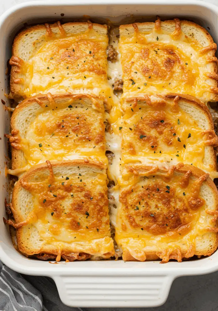 Grilled Cheese Breakfast Casserole