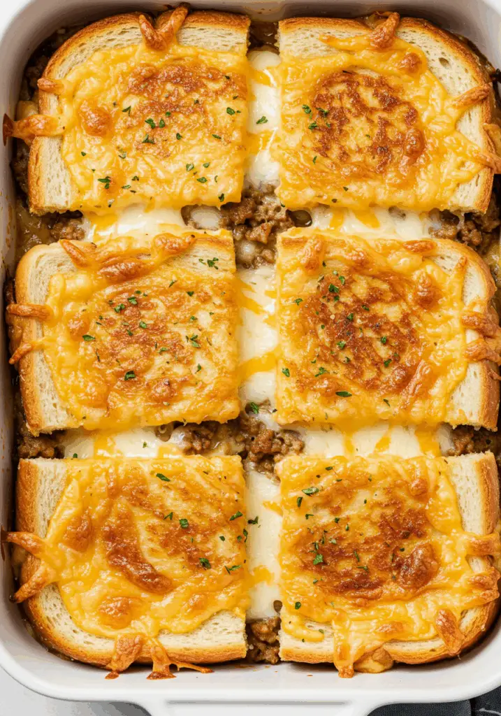 Grilled Cheese Breakfast Casserole