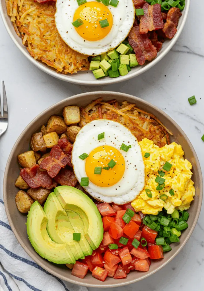 Easy High Protein Breakfast Bowls
