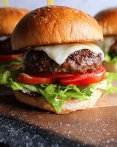 Air Fryer Hamburgers