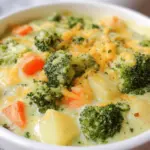 Broccoli Cheese and Potato Soup