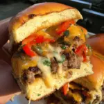 Cheeseburger Sliders with Queso