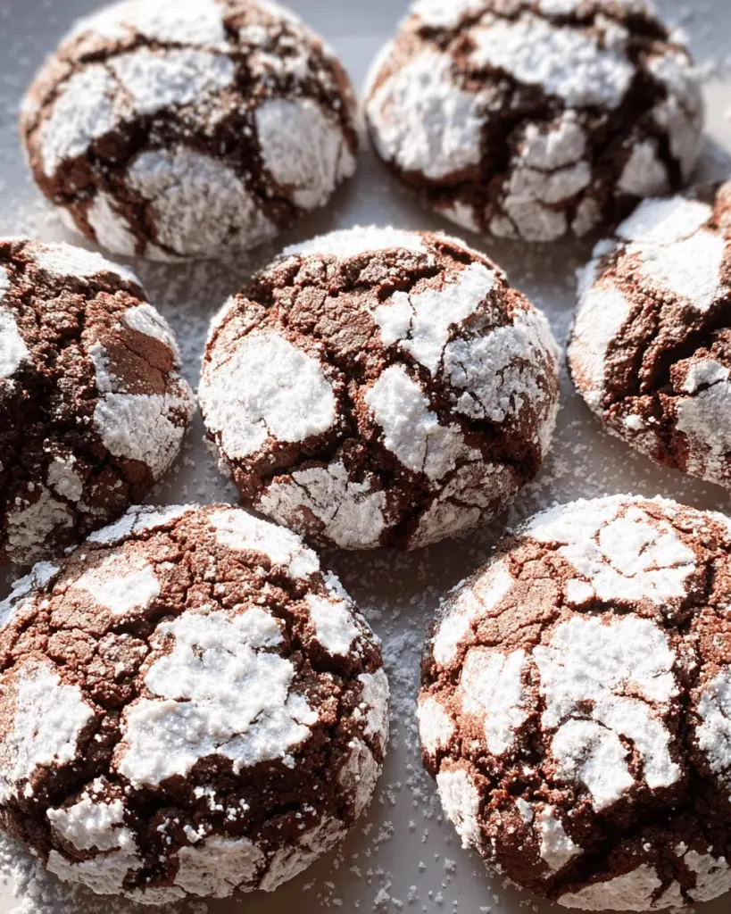Chocolate Crinkle Cookies Recipe