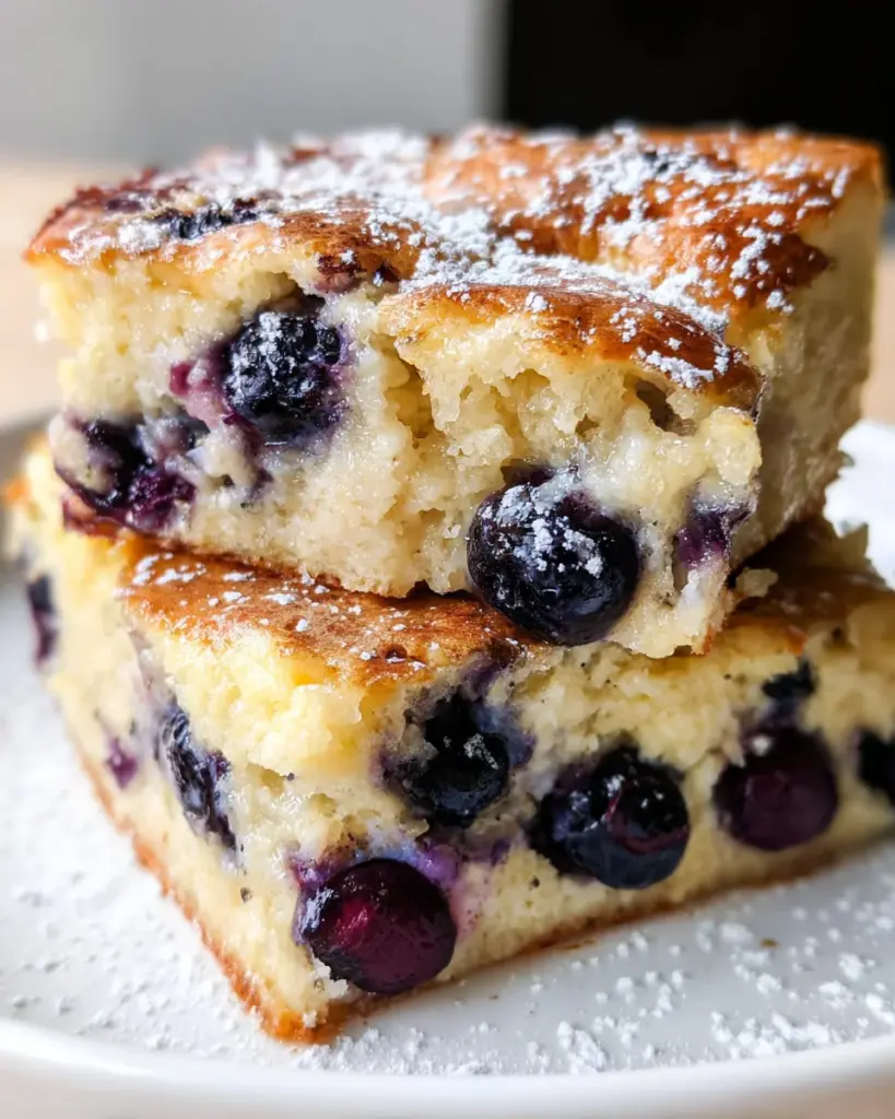 Easy Blueberry Cottage Cheese Bake