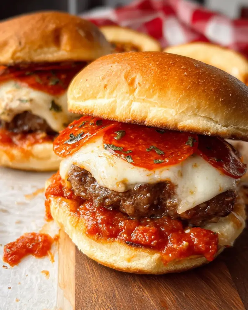 Easy Pizza Burgers Recipe