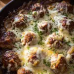 French Onion Meatballs