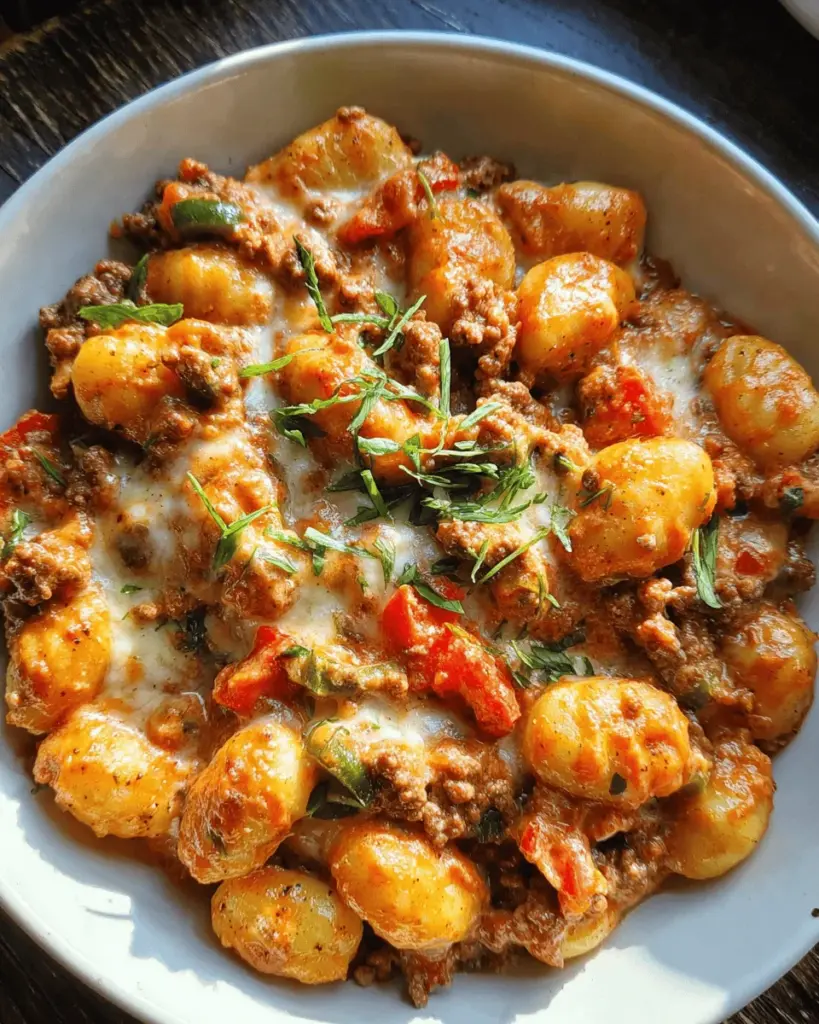 Ground Beef Gnocchi (30 Minutes, One-Pan)