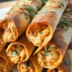 Honey BBQ Slow Cooker Chicken Taquitos