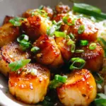 Honey Garlic Butter Scallops