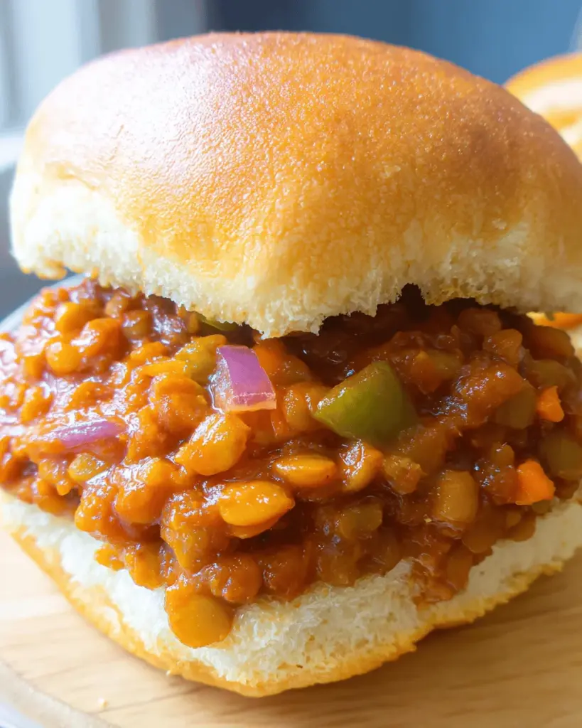 Instant Pot Lentil Sloppy Joes