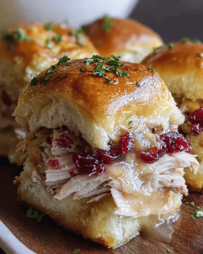 Leftover Turkey Sliders