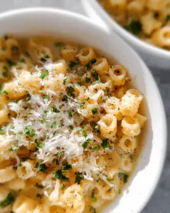 Parmesan Pasta Soup