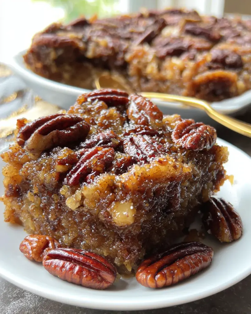 Pecan Pie Dump Cake