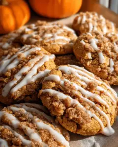 Pumpkin Coffee Cake Cookies