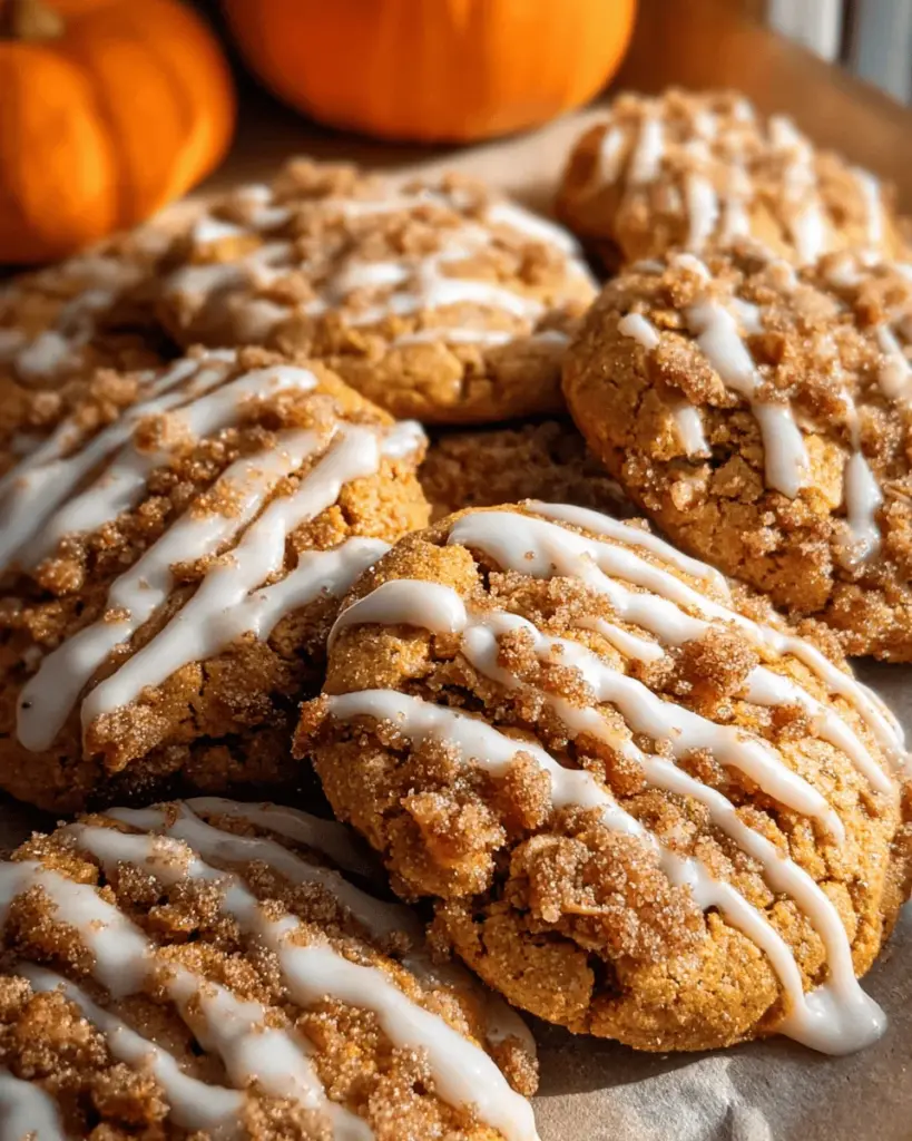 Pumpkin Coffee Cake Cookies