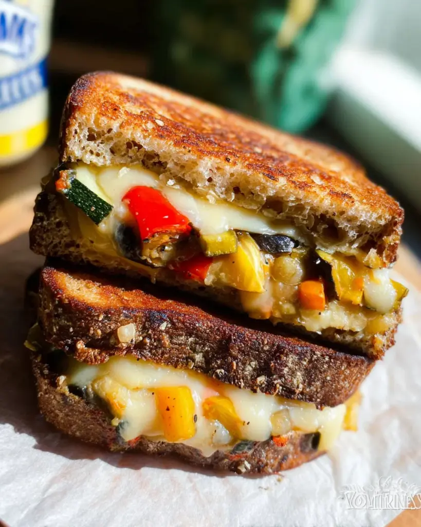 Roasted Vegetable Grilled Cheese