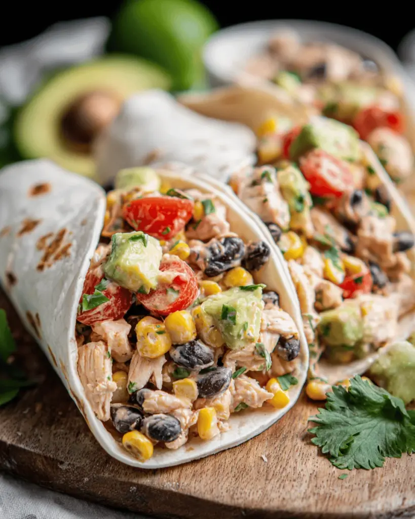 Southwest Chicken Salad Tacos Recipe