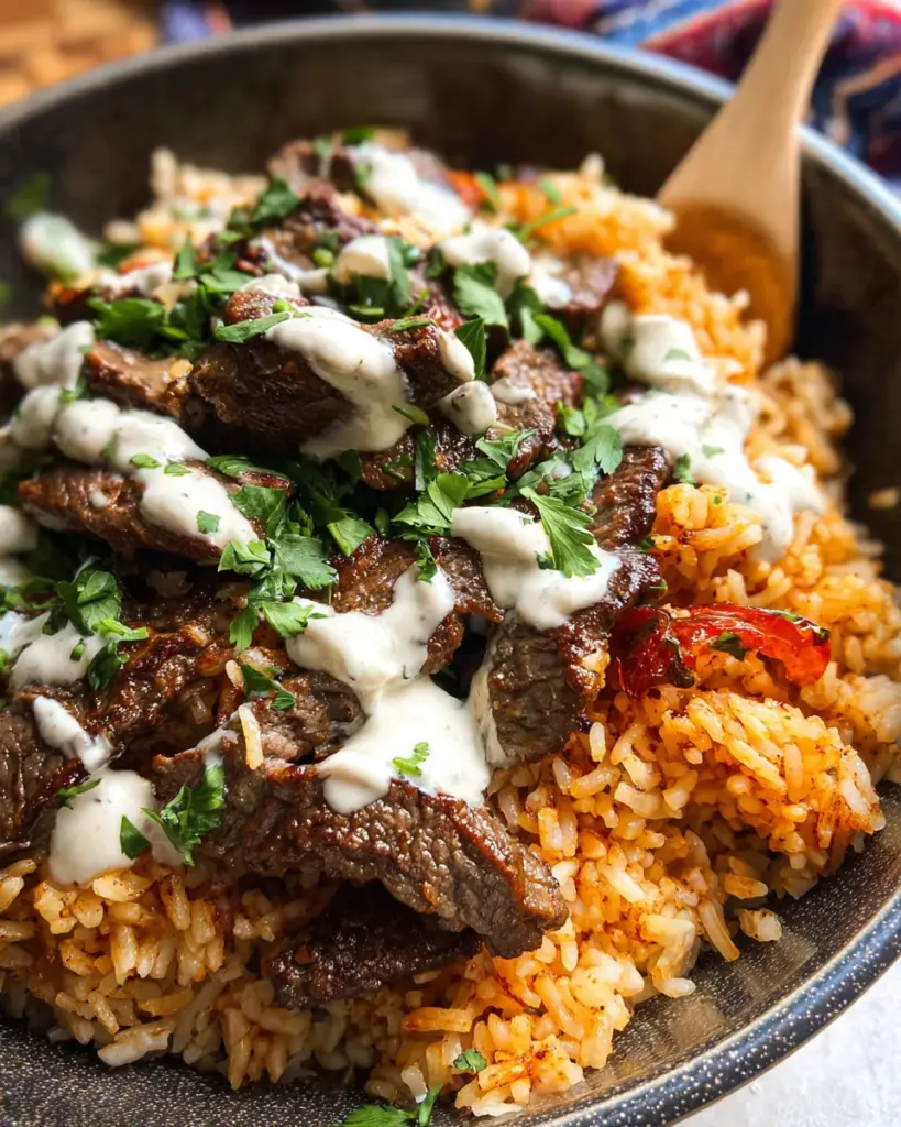 Steak & Queso Rice