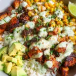 Street Corn Chicken Bowls