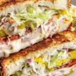 Viral Grinder Grilled Cheese Sandwich