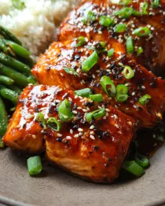 Air Fryer Teriyaki Glazed Salmon
