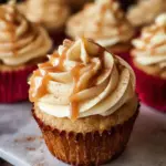 Apple Cider Cupcakes with Spiced Buttercream Frosting