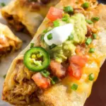 Baked Chicken Chimichanga