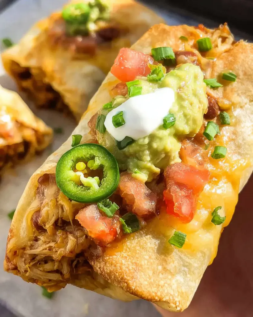 Baked Chicken Chimichanga