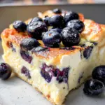 Blueberry Cottage Cheese Breakfast Bake