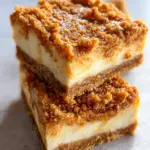 Butterscotch Graham Cracker Cheesecake Bars