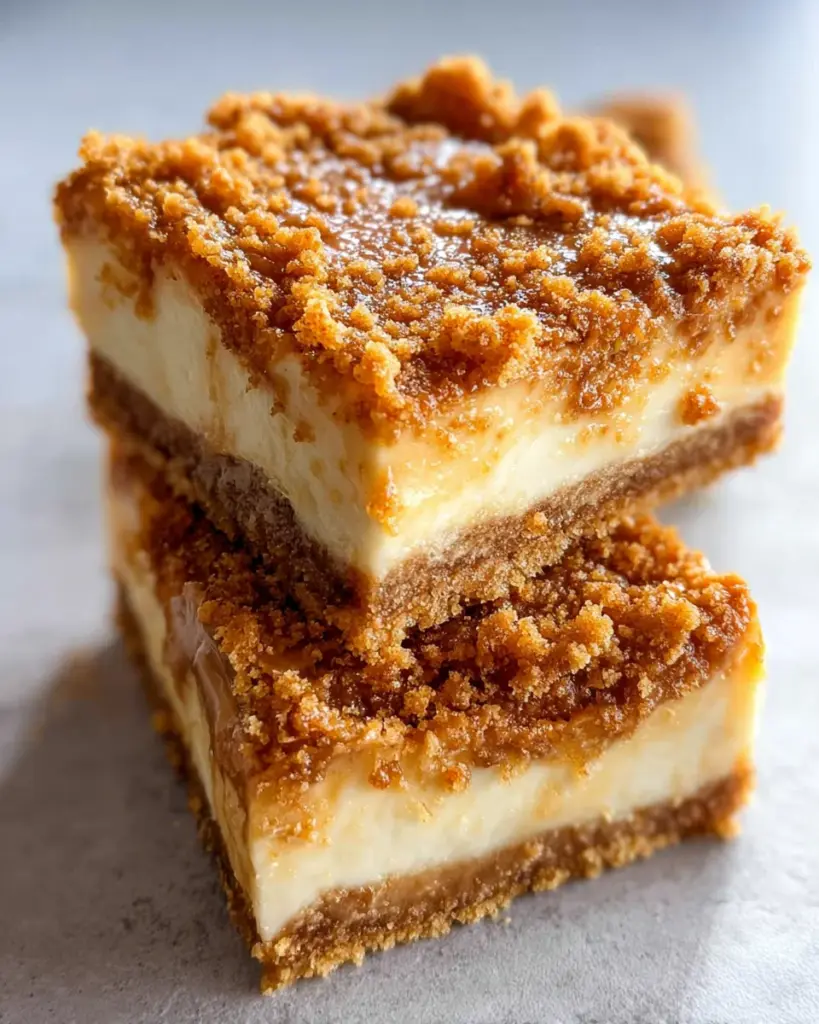 Butterscotch Graham Cracker Cheesecake Bars
