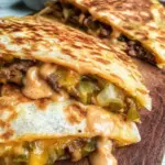 Cheeseburger Quesadillas with Burger Sauce