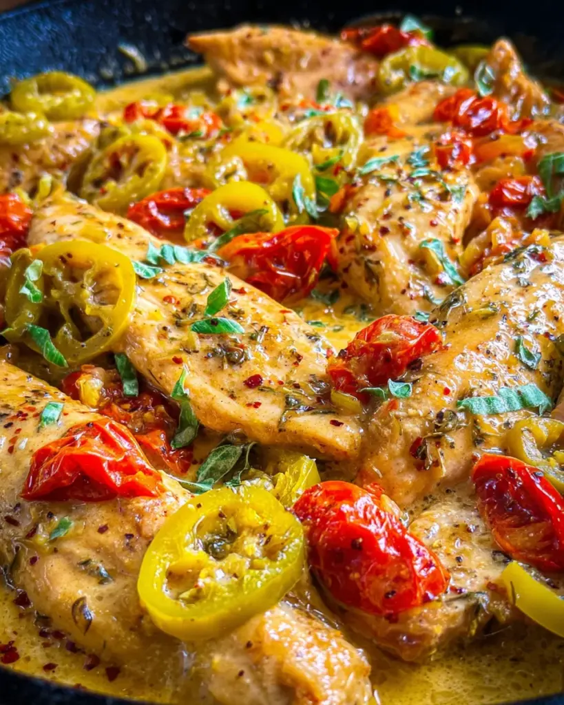 Creamy Pepperoncini Chicken