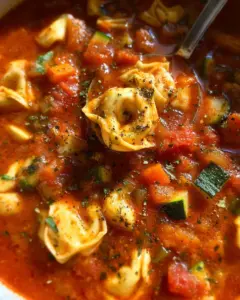 Easy Tomato Tortellini Soup