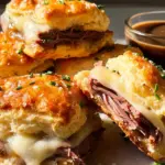 French Dip Stuffed Biscuits
