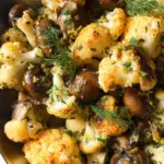 Garlic Butter Cauliflower Mushroom Recipe