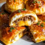 Garlic Parmesan Cheeseburger Bombs Recipe