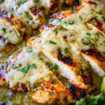 Grilled Salsa Verde Chicken with Pepper Jack