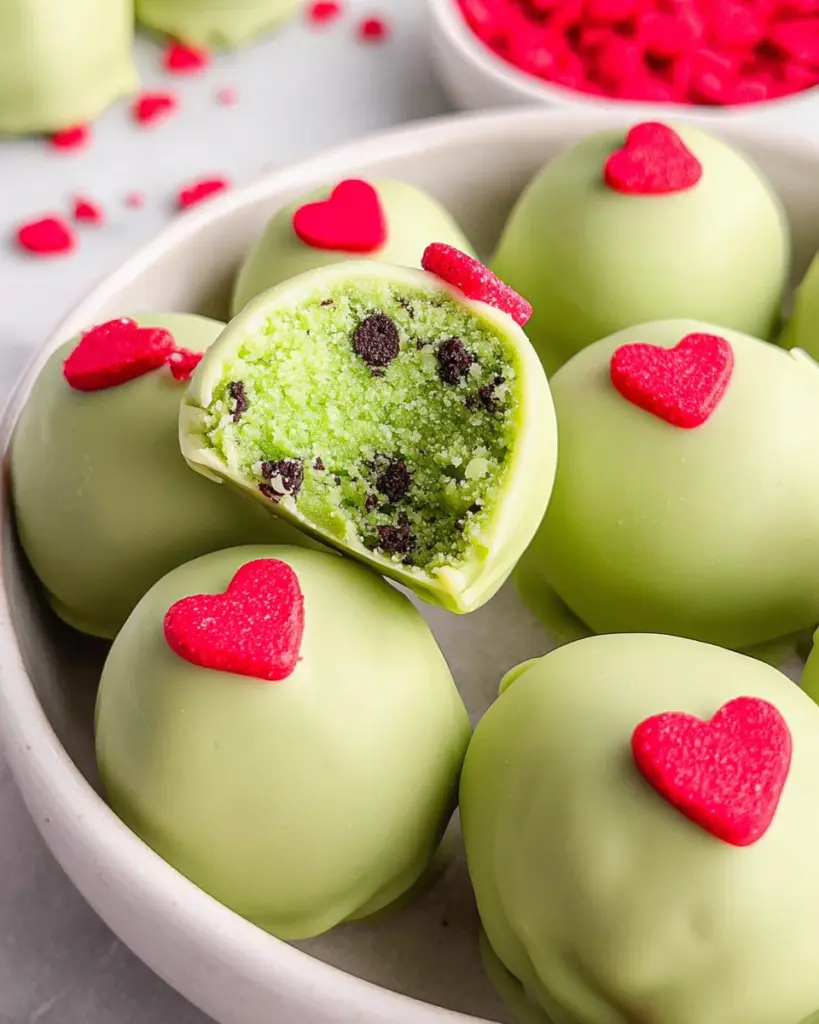 Grinch Christmas Truffles