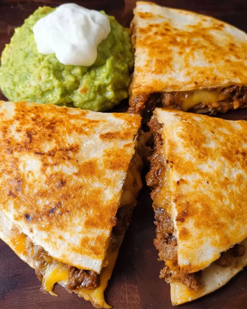 Ground Beef Quesadillas Recipe