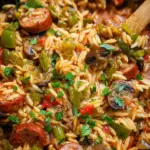 One-Pan Orzo and Chicken Sausage Recipe