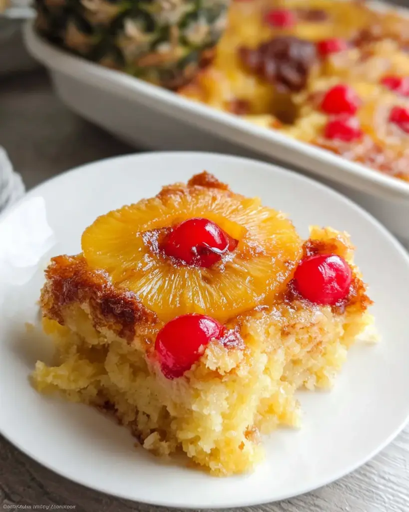Pineapple Dump Cake