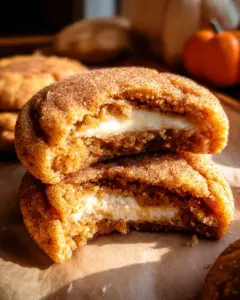 Pumpkin Cheesecake Cookies